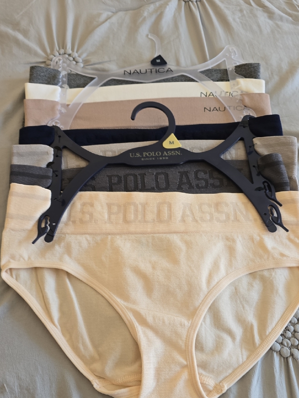 U.S. Polo Assn Bikini Briefs Pk, & Nautica Pk full Size In Medium.